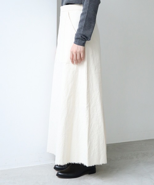 nitca（ニトカ）の「オーガニックネップツイル　Aラインスカート（スカート・レディース・キナリ・FREE）」の19枚目の写真