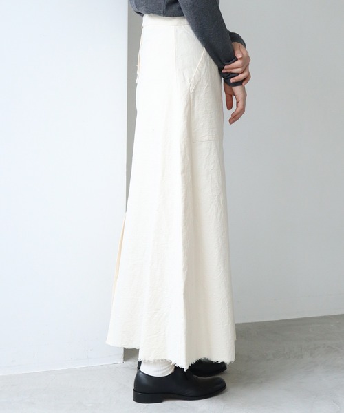 nitca（ニトカ）の「オーガニックネップツイル　Aラインスカート（スカート・レディース・キナリ・FREE）」の7枚目の写真