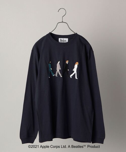 The Beatles(ザビートルズ)の「【WEB限定】SHIPS: THE BEATLES コラボレーション Tシャツ (ロンT) 21FW(Tシャツ/カットソー・メンズ・ホワイト系その他/ネイビー/ホワイト/ブラック・MEDIUM/X-LARGE/LARGE/SMALL)」の4枚目の写真
