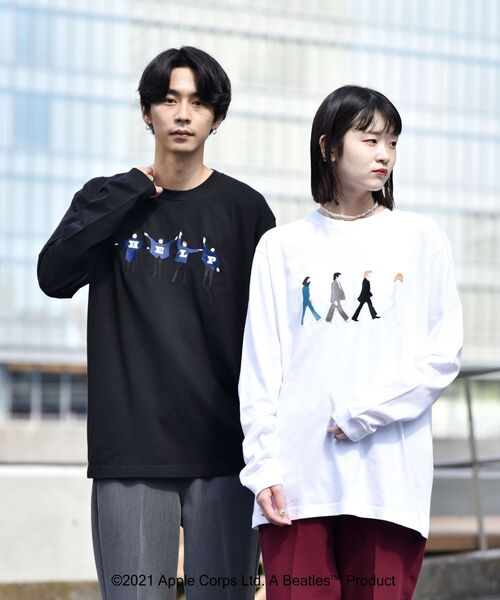 セール Web限定 Ships The Beatles コラボレーション Tシャツ ロンt 21fw Tシャツ カットソー The Beatles ザビートルズ のファッション通販 Zozotown