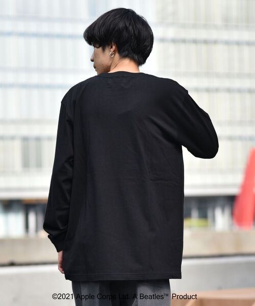 The Beatles(ザビートルズ)の「【WEB限定】SHIPS: THE BEATLES コラボレーション Tシャツ (ロンT) 21FW(Tシャツ/カットソー・メンズ・ホワイト系その他/ネイビー/ホワイト/ブラック・MEDIUM/X-LARGE/LARGE/SMALL)」の12枚目の写真