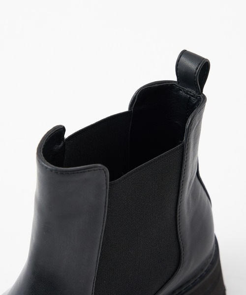 COLONY 2139（コロニートゥーワンスリーナイン）の「【マカロンFoot】チェルシーショートブーツ/サイドゴアブーツ（ブーツ・レディース・ブラック・23cm/24cm/25cm）」の4枚目の写真