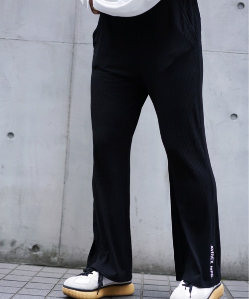 AVIREX（アヴィレックス）の「【直営店限定】リブカットパンツ/ RIB CUT  PANTS（その他パンツ・レディース・ブラック/パープル/オフホワイト・FREE）」の14枚目の写真