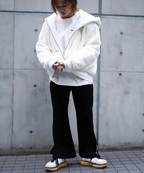 AVIREX（アヴィレックス）の「【直営店限定】リブカットパンツ/ RIB CUT  PANTS（その他パンツ・レディース・ブラック/パープル/オフホワイト・FREE）」の17枚目の写真