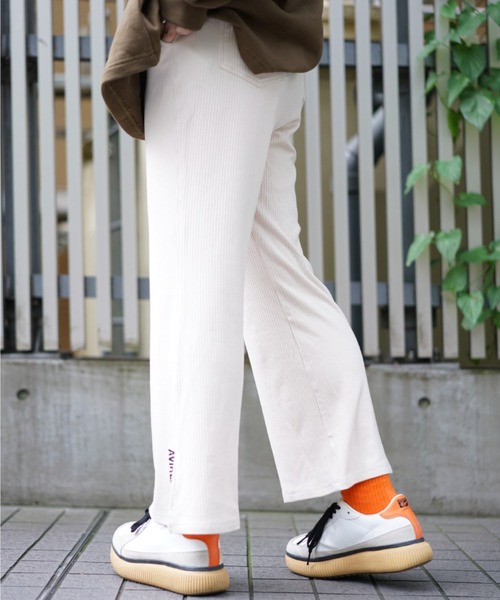 AVIREX（アヴィレックス）の「【直営店限定】リブカットパンツ/ RIB CUT  PANTS（その他パンツ・レディース・ブラック/パープル/オフホワイト・FREE）」の19枚目の写真