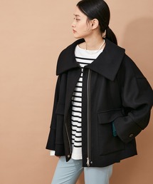 FAbRICA メルトンショートコート