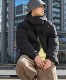 SENSE OF PLACE by URBAN RESEARCH | グリーンダウンフーデットジャケット(ダウンジャケット/コート)