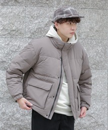 SENSE OF PLACE by URBAN RESEARCH | グリーンダウンフーデットジャケット(ダウンジャケット/コート)