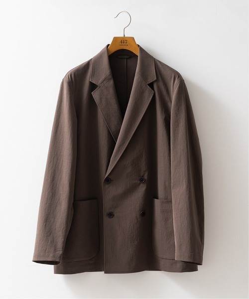 ✨美品✨417エディフィス❣️サマージャケット　L　カノコ　ダブル　黒　春夏物 ✨美品✨417エディフィス❣️サマージャケット L カノコ ダブル