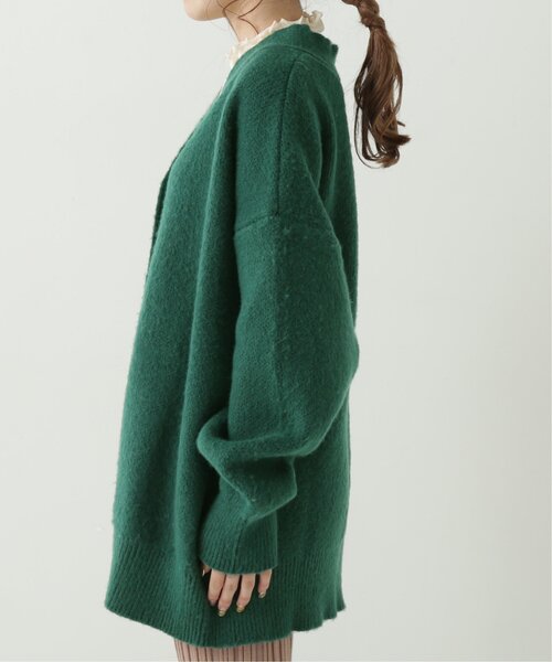 RAY CASSIN(レイカズン)の「シャギービッグVカーディガン(ニット/セーター・レディース・ベージュ/ブルー/モスグリーン/ライトピンク・FREE)」の19枚目の写真