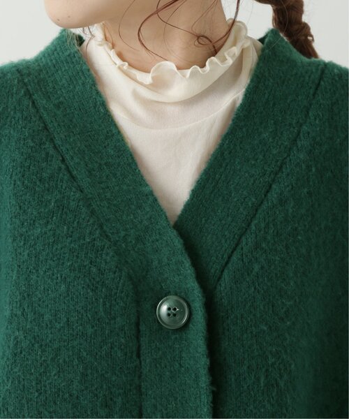 RAY CASSIN(レイカズン)の「シャギービッグVカーディガン(ニット/セーター・レディース・ベージュ/ブルー/モスグリーン/ライトピンク・FREE)」の21枚目の写真