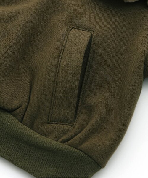 Seraph（セラフ）の「あったか裏シャギーブルゾン（ブルゾン・キッズ・グレー/カーキ/ピンク/ベージュ・80/90/100/120/130/110/95/140）」の8枚目の写真