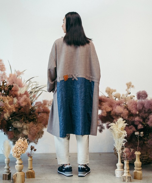 STOF(ストフ)の「Strange Mixed Coat(チェスターコート・メンズ・ブラック/ブラウン・S/M)」の16枚目の写真