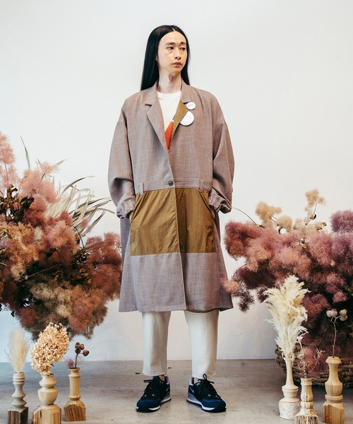 STOF(ストフ)の「Strange Mixed Coat(チェスターコート・メンズ・ブラック/ブラウン・S/M)」の19枚目の写真