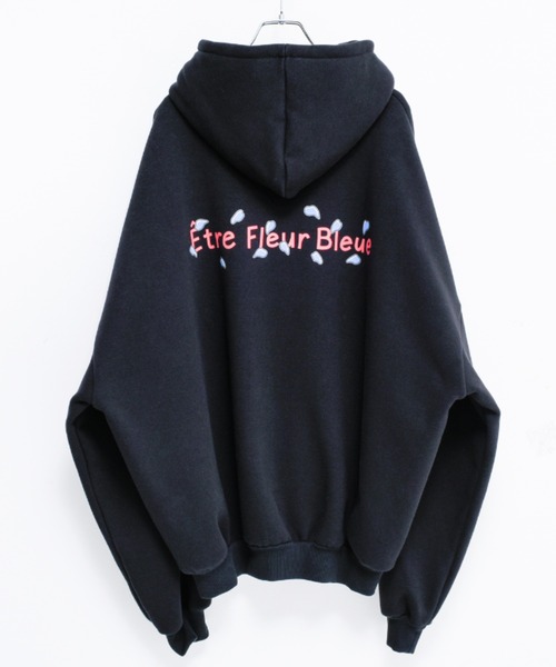 A'GEM9(エージェムナイン)の「【A'GEM/9 × RYUHARU SPECIAL COLLABORATION】HARUTO:ROSE HOODIE/はるぼうコラボ ローズデザインフーディー(パーカー・メンズ・ブラック/グリーン・FREE)」の13枚目の写真