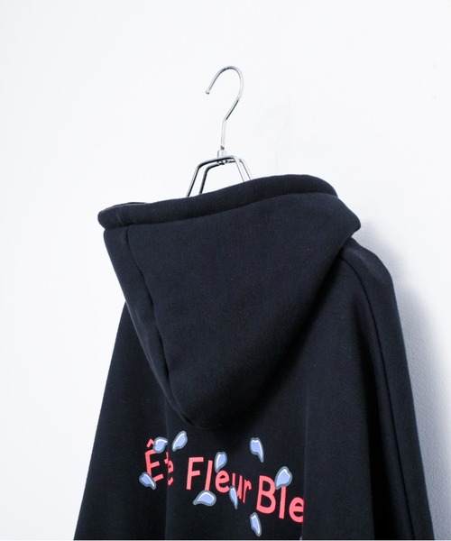 A'GEM9(エージェムナイン)の「【A'GEM/9 × RYUHARU SPECIAL COLLABORATION】HARUTO:ROSE HOODIE/はるぼうコラボ ローズデザインフーディー(パーカー・メンズ・ブラック/グリーン・FREE)」の11枚目の写真