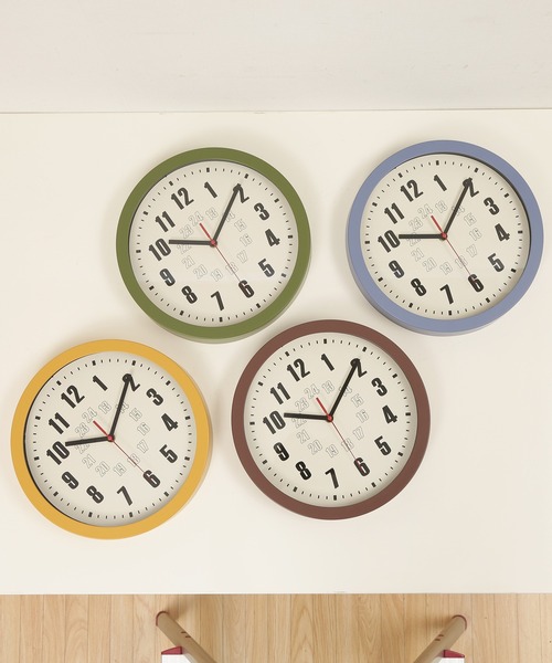 emesuelee（エメスーリー）の「掛時計 カイラ（掛け時計・レディース・カーキ/ブラウン/ブルー/イエロー・フリー）」の14枚目の写真