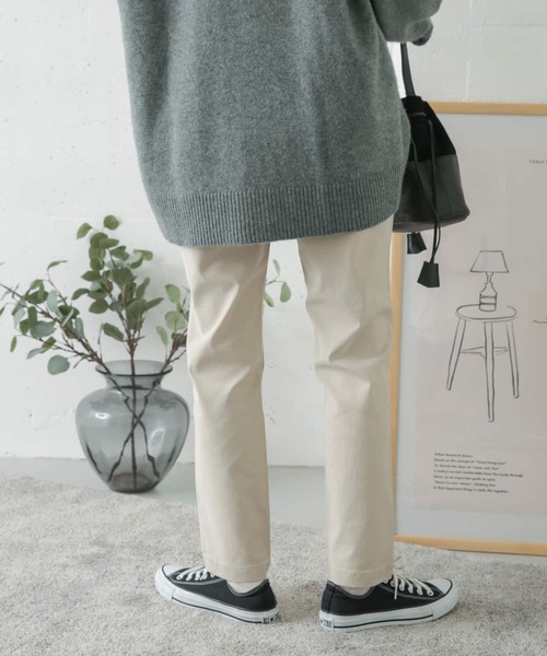 URBAN RESEARCH DOORS（アーバンリサーチドアーズ）の「バックツイルストレッチイージーパンツ（その他パンツ・レディース・オリーブ/ブラック/ライトベージュ・36/38）」の15枚目の写真