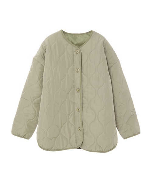 fifth（フィフス）の「キルティングライナーコート（その他アウター・レディース・カーキ/ライトベージュ・MEDIUM）」の5枚目の写真
