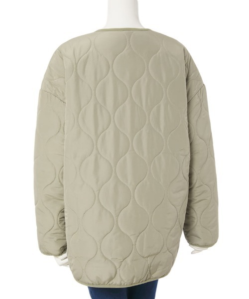 fifth（フィフス）の「キルティングライナーコート（その他アウター・レディース・カーキ/ライトベージュ・MEDIUM）」の8枚目の写真