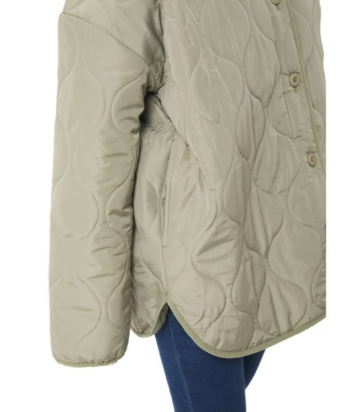fifth（フィフス）の「キルティングライナーコート（その他アウター・レディース・カーキ/ライトベージュ・MEDIUM）」の10枚目の写真