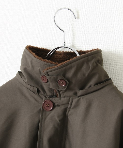 ZIP FIVE（ジップファイブ）の「【ZIP FIVE】裏ボア2WAYモッズコート/ミリタリーコート（モッズコート・レディース・ブラック/カーキ/グレイッシュベージュ・MEDIUM/LARGE）」の20枚目の写真