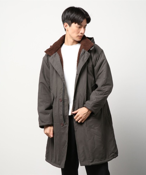 ZIP FIVE（ジップファイブ）の「【ZIP FIVE】裏ボア2WAYモッズコート