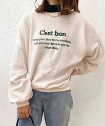 刺繍ロゴスウェット【ZOZOTOWN限定アイテム】