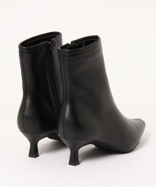 Te chichi（テチチ）の「キトゥンヒールミドルブーツ（ブーツ・レディース・ブラック/ブラウン・38/37）」の4枚目の写真