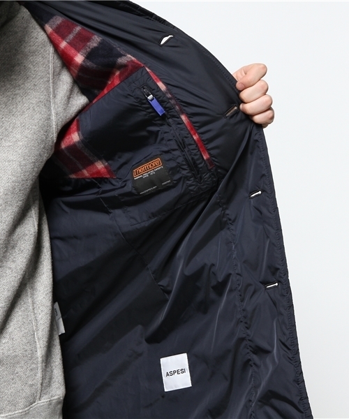 ASPESI ネイビー ナイロンコート 楽天市場】ASPESI アスペジ レディス ポリナイロン ステンカラー