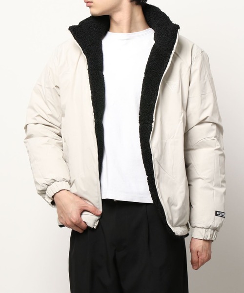 Guess(ゲス)の「GUESS/ゲス/ダウンジャケット/リバーシブルダウンジャケット/Unisex DownJacket(ダウンジャケット/コート・メンズ・ブラック・MEDIUM/LARGE/X-LARGE)」の4枚目の写真
