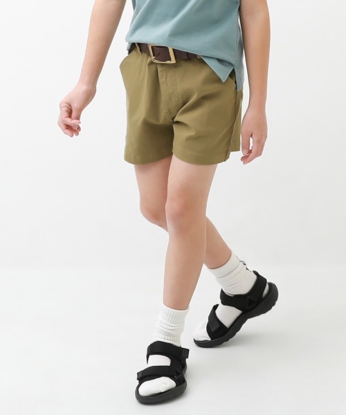 devirock(デビロック)の「ウルトラストレッチショートパンツ(その他パンツ・キッズ・ブルー系その他/ブラック/スモークピンク/ライトベージュ/チャコール/サックスブルー/カーキ/ベージュ/テラコッタ/パープル系その他・110cm/100cm/120cm/130cm/140cm/150cm/160cm)」の5枚目の写真