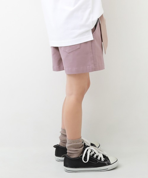 devirock(デビロック)の「ウルトラストレッチショートパンツ(その他パンツ・キッズ・ブルー系その他/ブラック/スモークピンク/ライトベージュ/チャコール/サックスブルー/カーキ/ベージュ/テラコッタ/パープル系その他・110cm/100cm/120cm/130cm/140cm/150cm/160cm)」の9枚目の写真