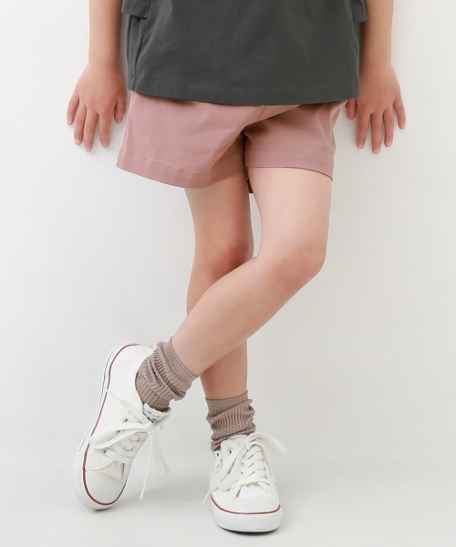 devirock(デビロック)の「ウルトラストレッチショートパンツ(その他パンツ・キッズ・ブルー系その他/ブラック/スモークピンク/ライトベージュ/チャコール/サックスブルー/カーキ/ベージュ/テラコッタ/パープル系その他・110cm/100cm/120cm/130cm/140cm/150cm/160cm)」の10枚目の写真
