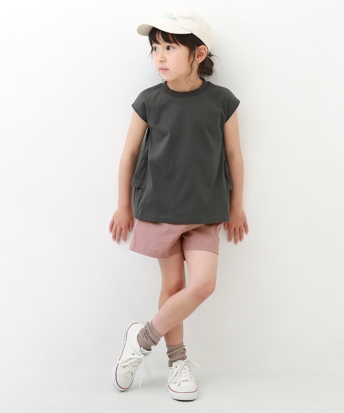 devirock(デビロック)の「ウルトラストレッチショートパンツ(その他パンツ・キッズ・ブルー系その他/ブラック/スモークピンク/ライトベージュ/チャコール/サックスブルー/カーキ/ベージュ/テラコッタ/パープル系その他・110cm/100cm/120cm/130cm/140cm/150cm/160cm)」の20枚目の写真