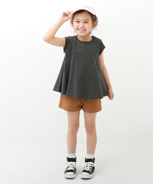 devirock(デビロック)の「ウルトラストレッチショートパンツ(その他パンツ・キッズ・ブルー系その他/ブラック/スモークピンク/ライトベージュ/チャコール/サックスブルー/カーキ/ベージュ/テラコッタ/パープル系その他・110cm/100cm/120cm/130cm/140cm/150cm/160cm)」の13枚目の写真