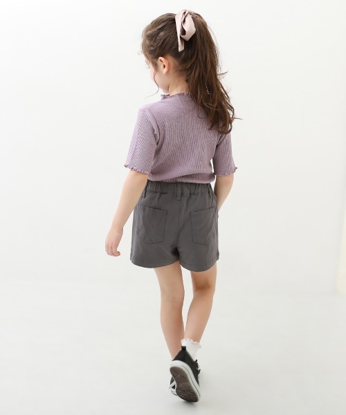 devirock(デビロック)の「ウルトラストレッチショートパンツ(その他パンツ・キッズ・ブルー系その他/ブラック/スモークピンク/ライトベージュ/チャコール/サックスブルー/カーキ/ベージュ/テラコッタ/パープル系その他・110cm/100cm/120cm/130cm/140cm/150cm/160cm)」の12枚目の写真