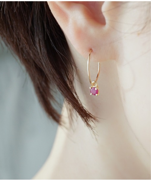 Meach.（ミーチ）の「【Meach.】14kgfマロンカット天然石の2wayミニフープピアス（ピアス（両耳用）・レディース・その他18/その他27/その他3/その他15/その他16/その他25/その他1/その他13/その他17/その他26/その他2/その他14/その他21/その他8/その他19/その他5/その他22/その他9/その他24/その他12/その他23/その他11/その他7/その他4/その他10/C/D/E/B/その他28/その他29/A・FREE）」の19枚目の写真