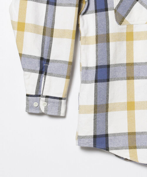 BEAMS（ビームス）の「BEAMS / ネルチェック イージー シャツ（シャツ/ブラウス・メンズ・オフホワイト/グリーン・SMALL/MEDIUM/LARGE/X-LARGE）」の19枚目の写真