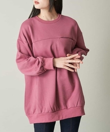 A de a.v.v | 胸ポケット付きオーバーサイズスウェット(スウェット)