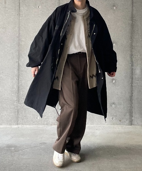 y/m by れぽすけ(イムバイレポスケ)の「ノルディック柄クルーネックオーバーニットカーデ(カーディガン/ボレロ・メンズ・ベージュ/ブルー・MEDIUM/LARGE)」の21枚目の写真