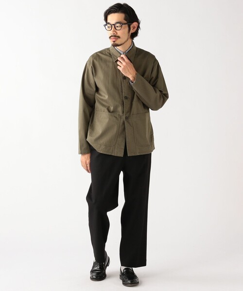 BEAMS PLUS（ビームスプラス）の「BEAMS PLUS / メカニカル ホップサック ドローストリングス トラウザーズ（スラックス・メンズ・ブラック・SMALL/MEDIUM/LARGE/X-LARGE）」の2枚目の写真