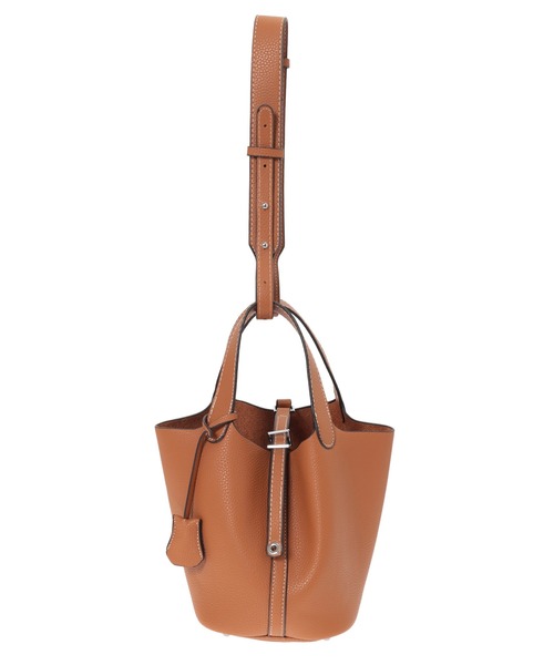 Edit Sheen（エディットシーン）の「2wayベルトバケットバッグ（トートバッグ・レディース・ブラック/キャメル/グリーン・FREE）」の12枚目の写真