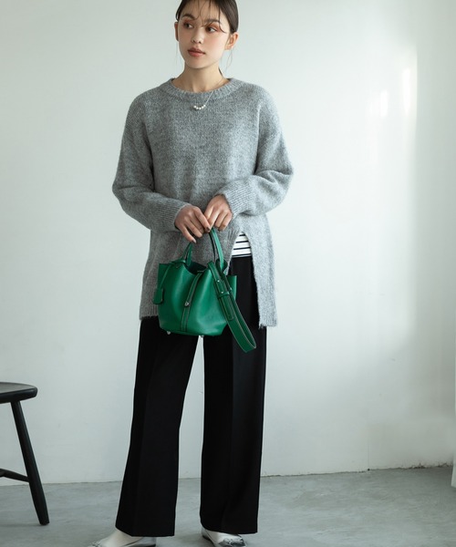 Edit Sheen（エディットシーン）の「2wayベルトバケットバッグ（トートバッグ・レディース・ブラック/キャメル/グリーン・FREE）」の21枚目の写真