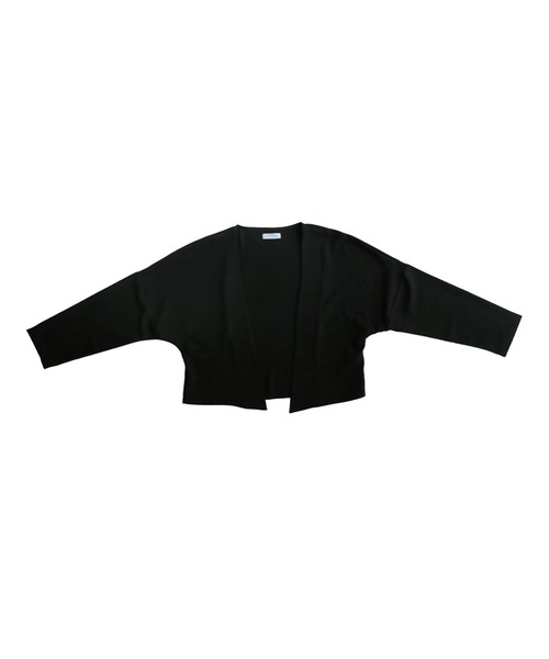 antiqua(アンティカ)の「上品シンプルショートジャケット(ノーカラージャケット・レディース・ブラック/ベージュ/ネイビー・FREE)」の11枚目の写真