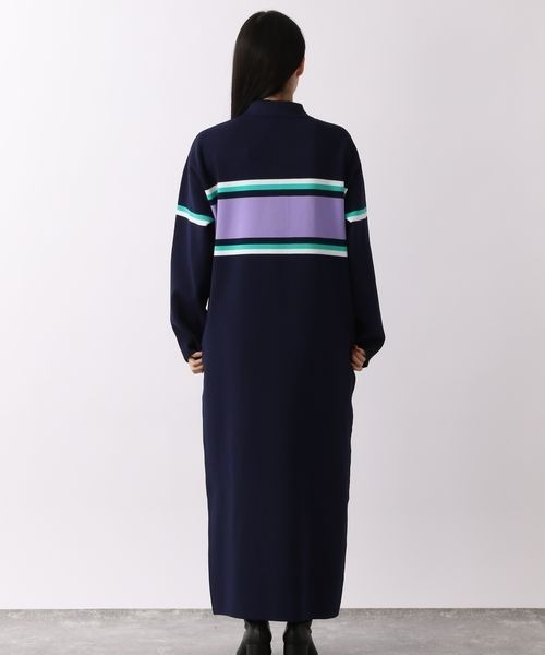 yuw(ユウ)の「ニットラガーシャツワンピース 266625(ワンピース・レディース・ブラック系その他/ブルー系その他/ピンク系その他・FREE)」の12枚目の写真