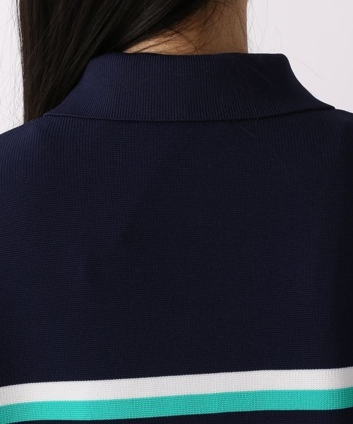yuw(ユウ)の「ニットラガーシャツワンピース 266625(ワンピース・レディース・ブラック系その他/ブルー系その他/ピンク系その他・FREE)」の11枚目の写真