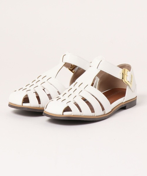 Balancoire（ブランコアール）の「フラットソール グルカサンダル（サンダル・レディース・ブラック/ブラウン/オフホワイト・LL/S/M/L）」の4枚目の写真