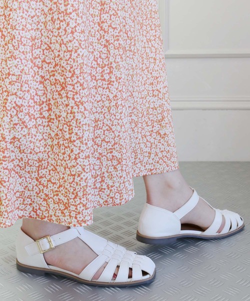 Balancoire（ブランコアール）の「フラットソール グルカサンダル（サンダル・レディース・ブラック/ブラウン/オフホワイト・LL/S/M/L）」の9枚目の写真