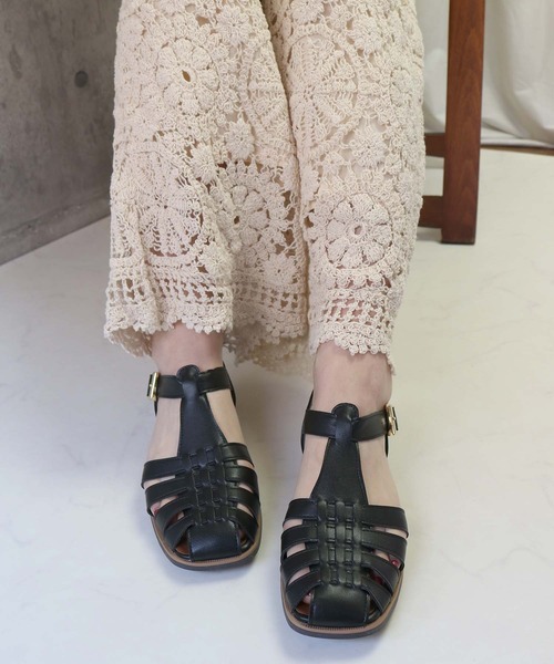 Balancoire（ブランコアール）の「フラットソール グルカサンダル（サンダル・レディース・ブラック/ブラウン/オフホワイト・LL/S/M/L）」の11枚目の写真